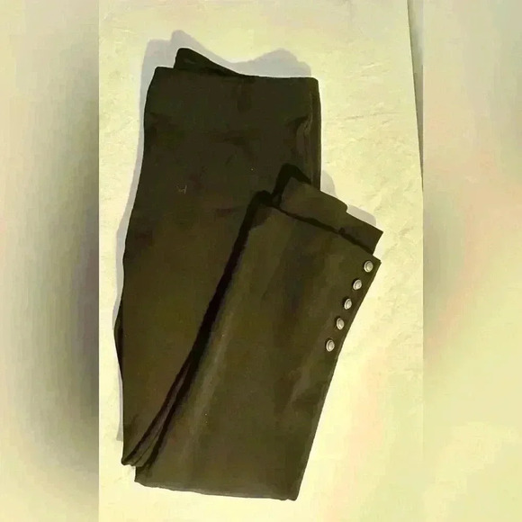 NWOT Size XL Karen Kane black pull on ankle pants - Picture 2 of 9